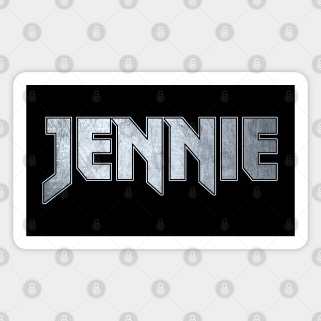 Heavy metal Jennie Magnet by KubikoBakhar